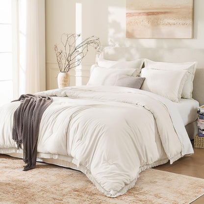 Beige Twin Comforter Set