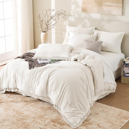 Beige Twin Comforter Set